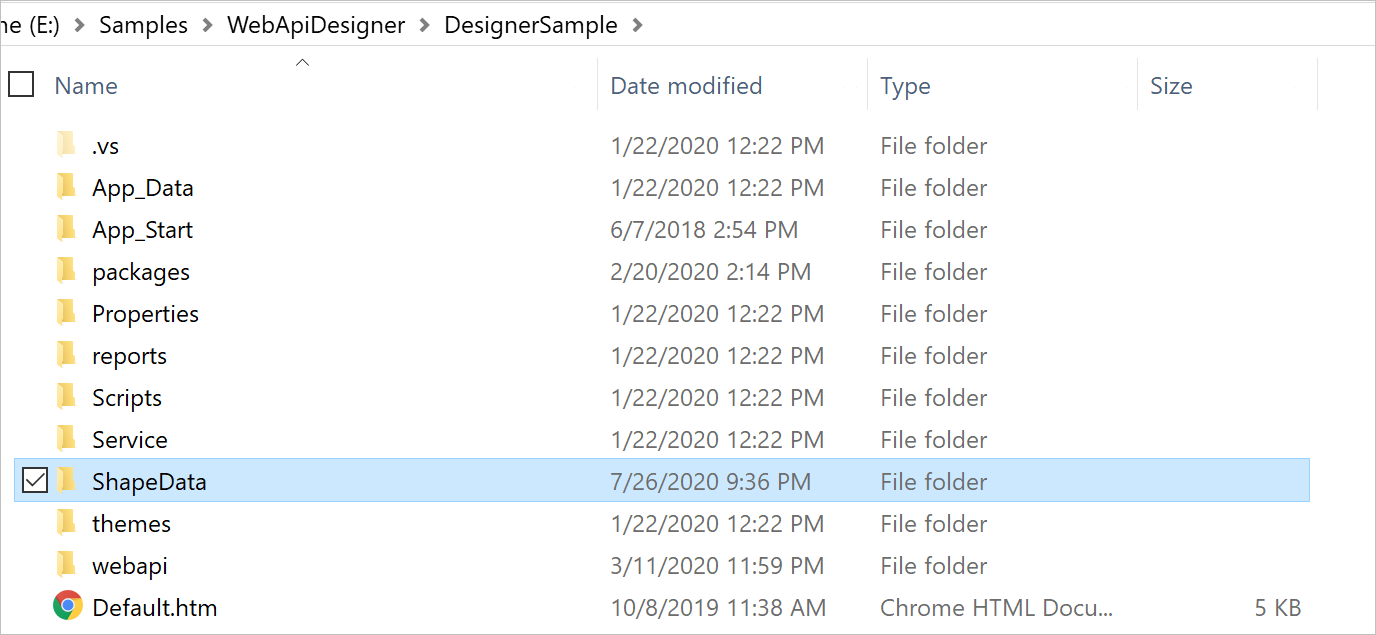 Create new folder