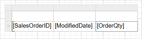 First dataset fields assign