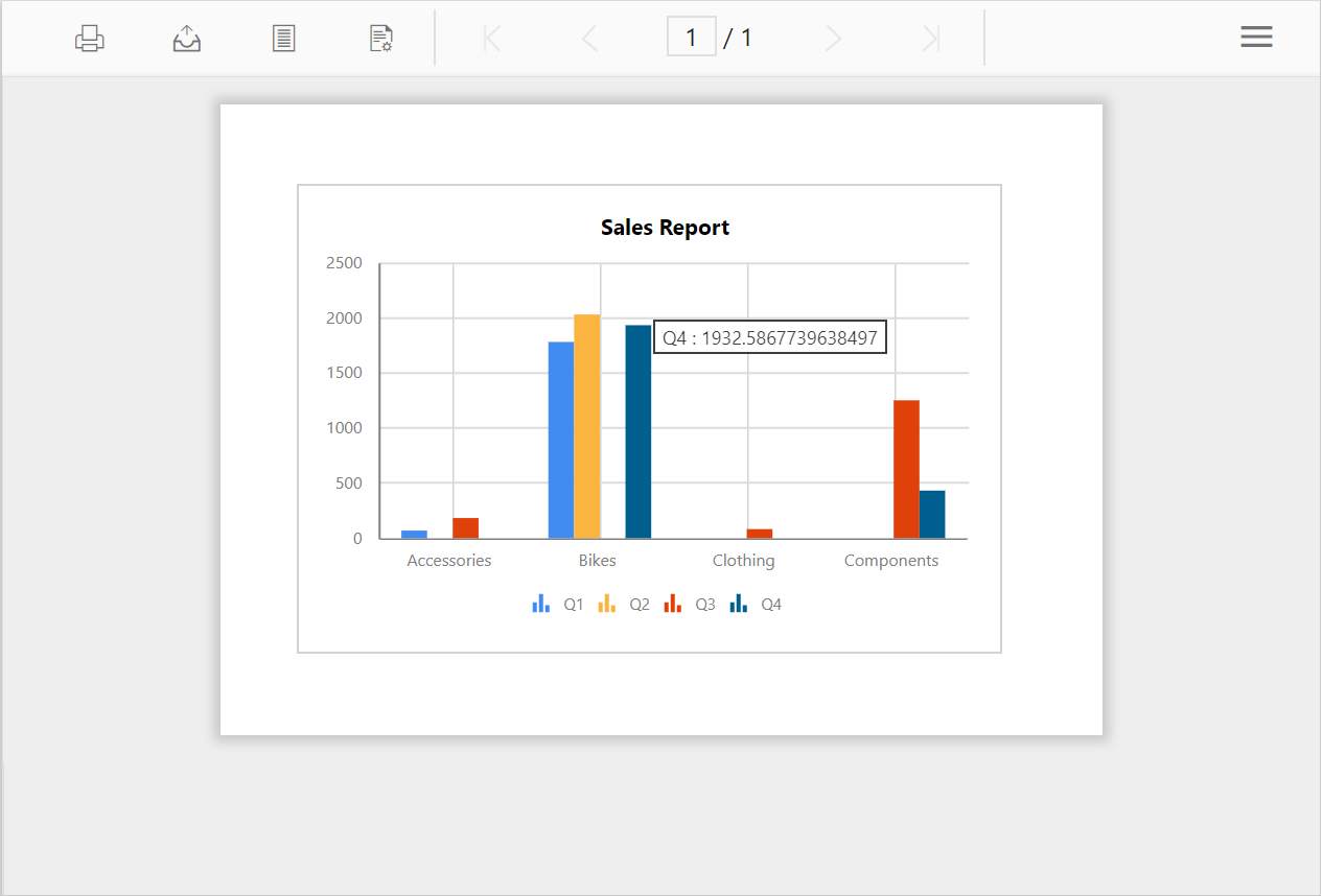 Create new reporting application project
