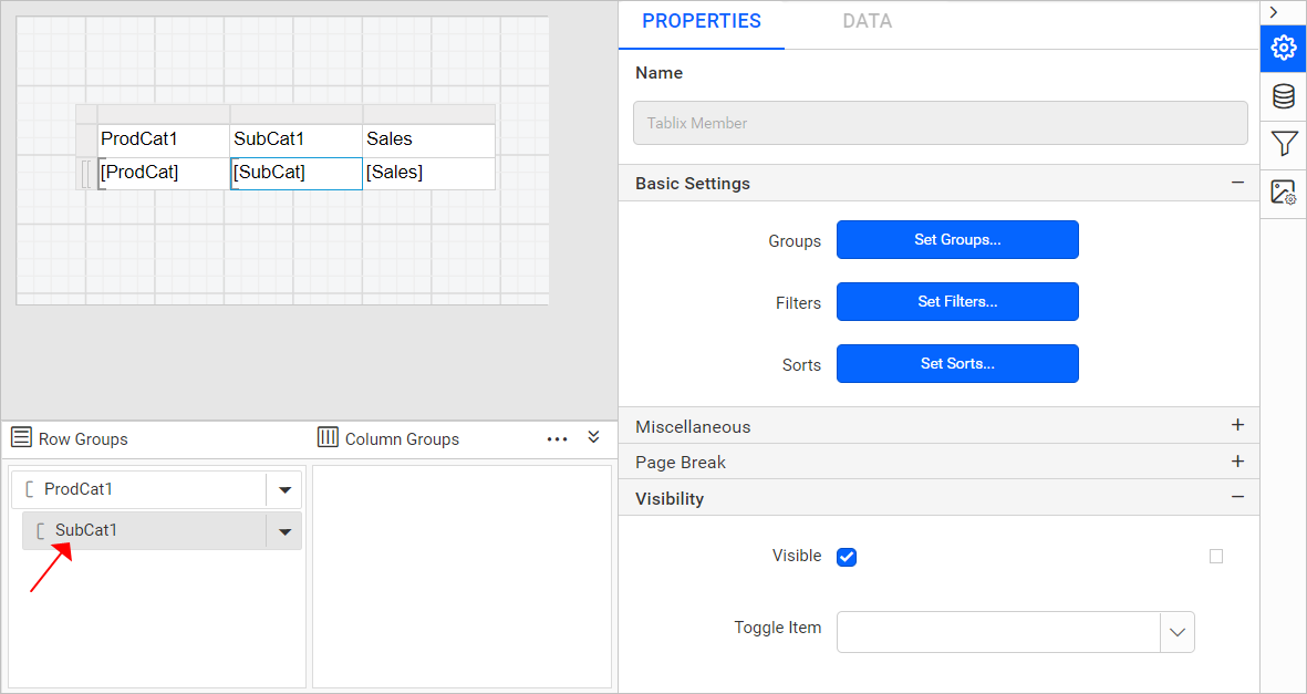 Group properties