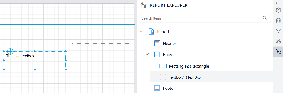 Dynamic updates in Report Explorer when adding items
