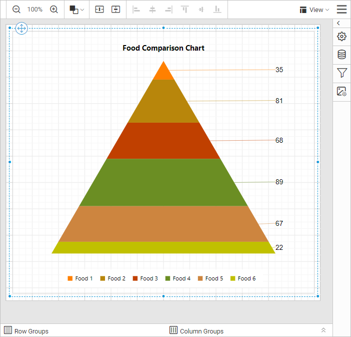 Preview icon in design view