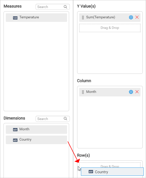 Achieve grouping by row values