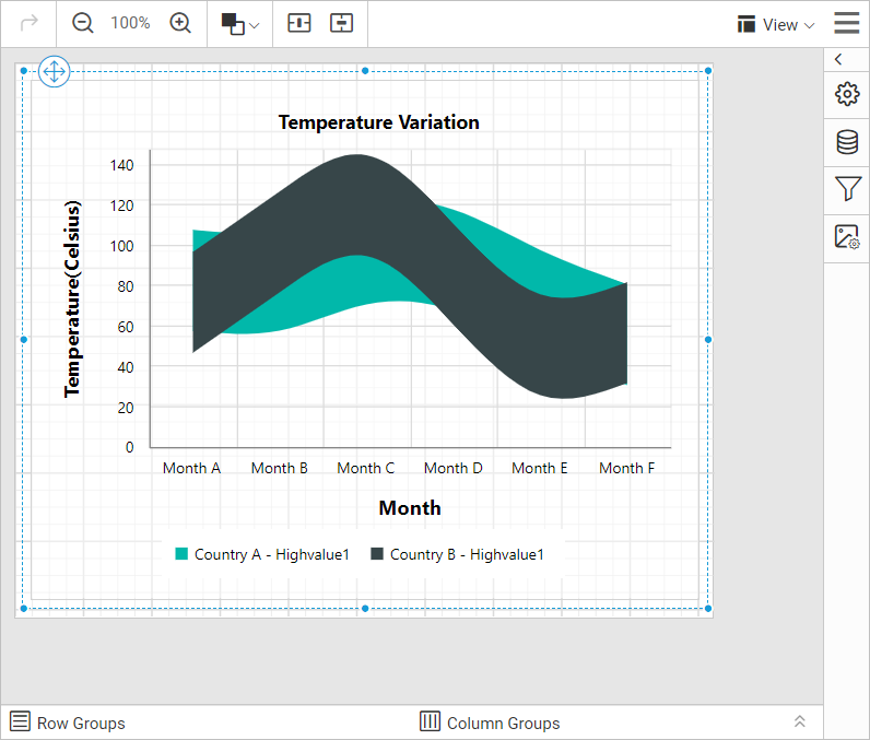 Preview icon in design view