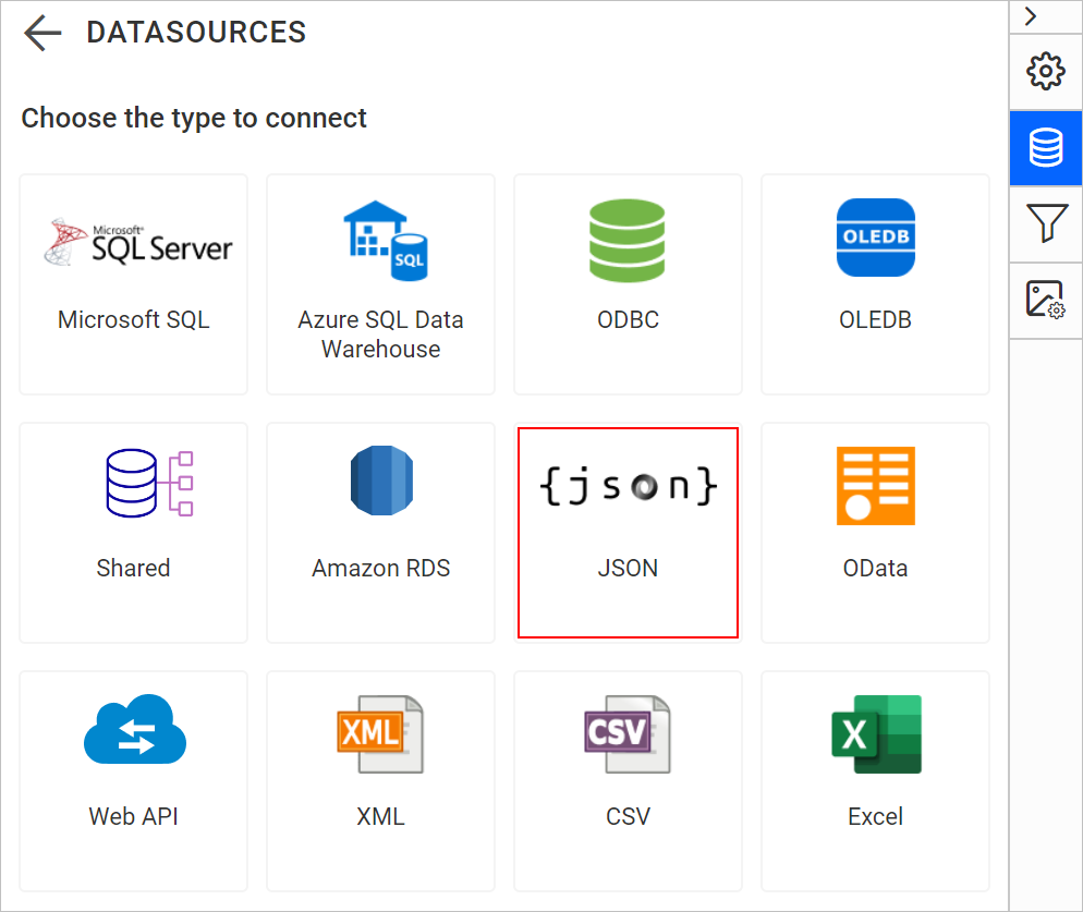 JSON connection