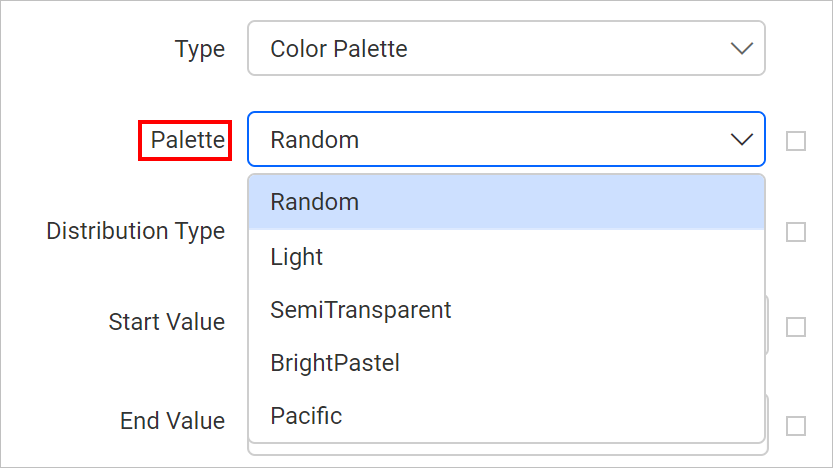 Map palette types
