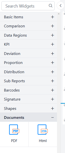 PDF listed in item panel