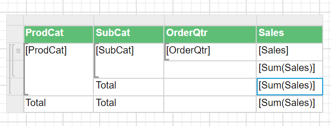 Open group menu