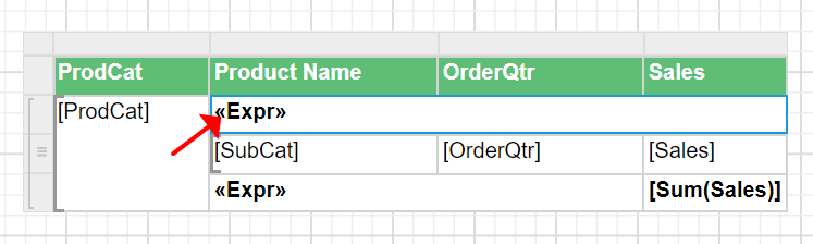 Open group menu