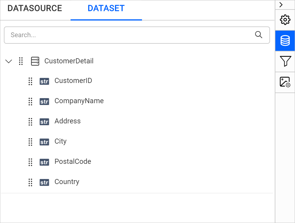 Open group menu