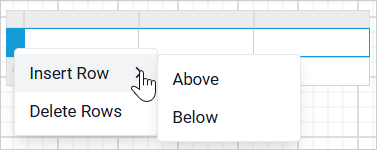 Tablix listed in item panel
