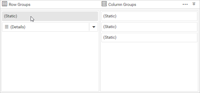 Open group menu