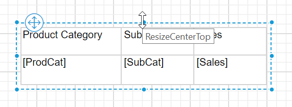 Adjust column width of the table