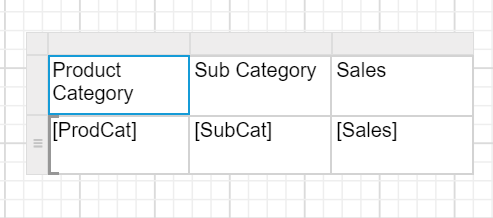 Resize the table column