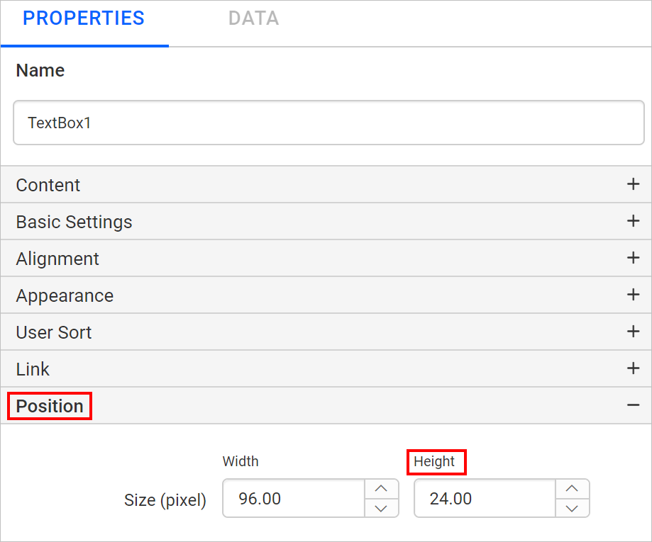 Resize the table column