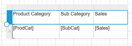 Resize the table column