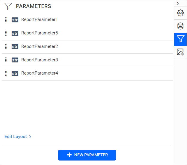 Rearranged parameters