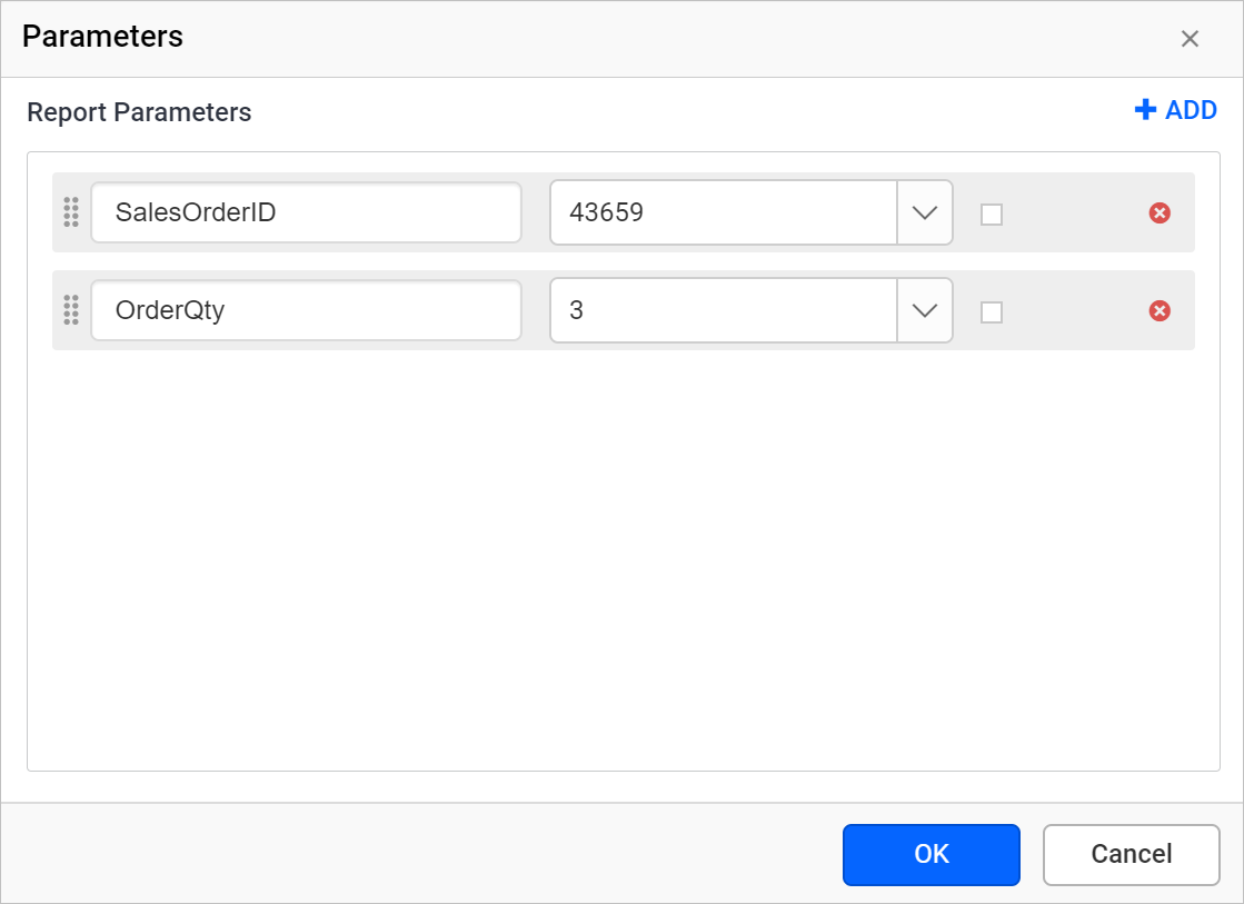 Query joiner icon in enabled state