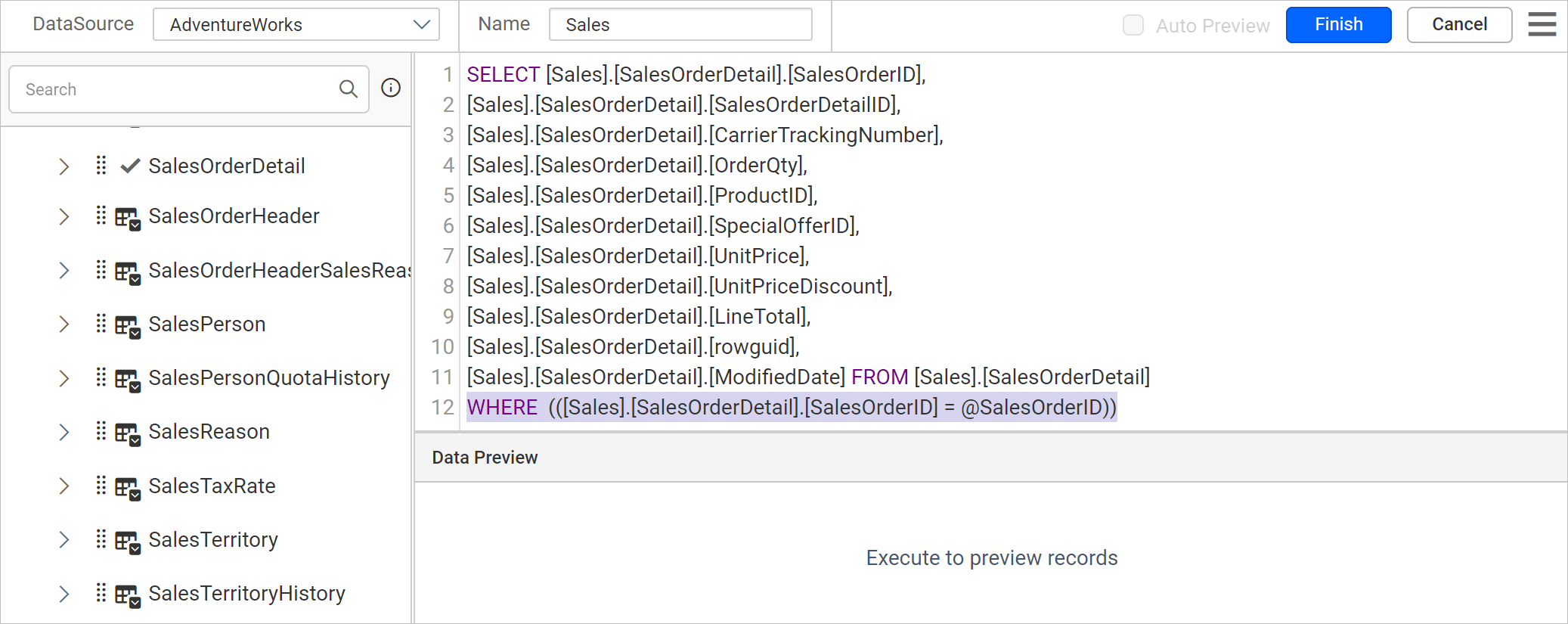 query params wss