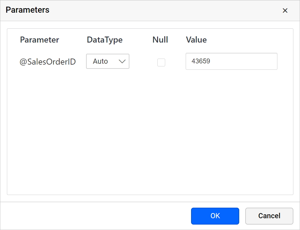 Query joiner icon in enabled state