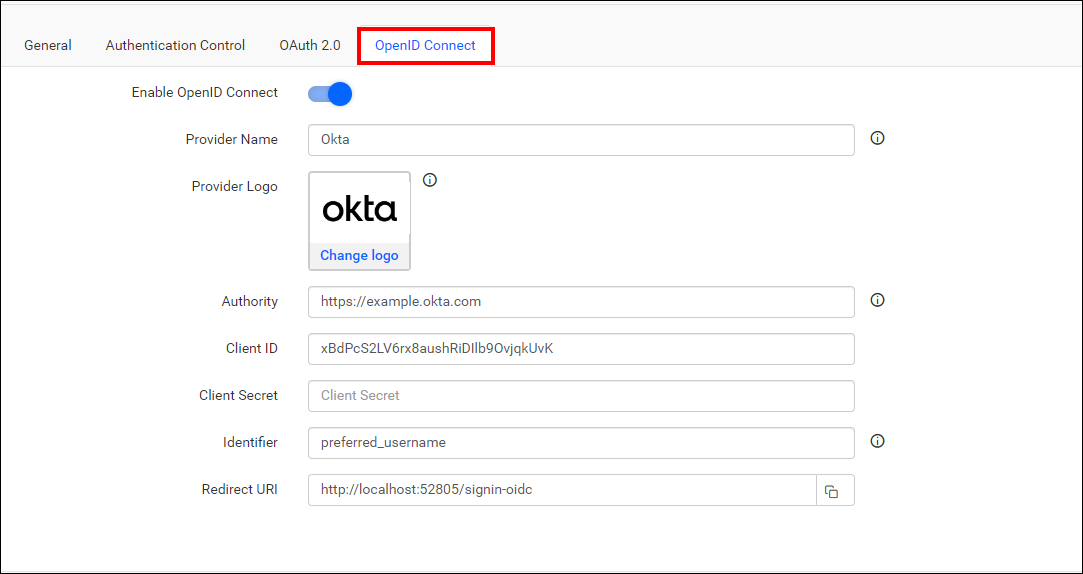 Configure Bold Report OpenID Okta
