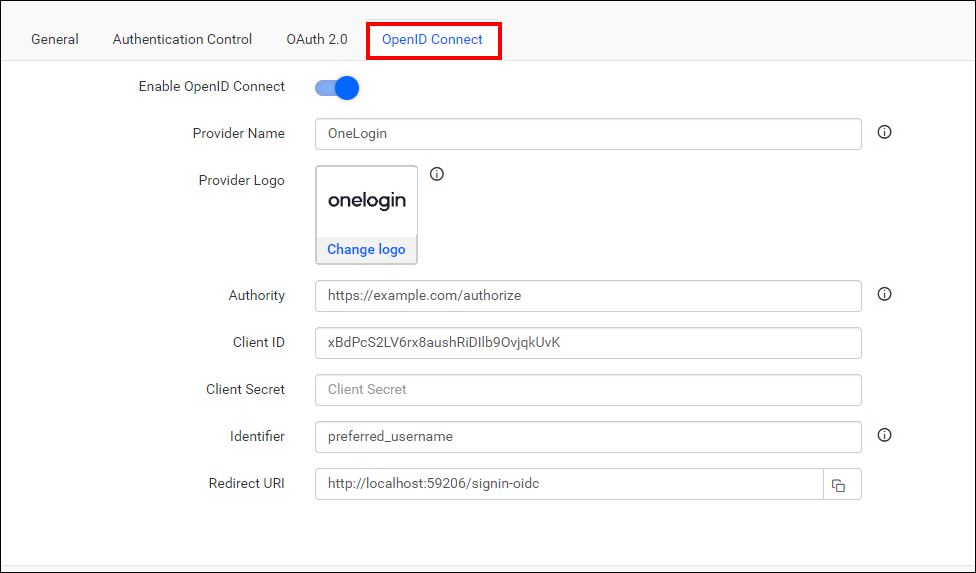 Configure Bold Reports Openid OneLogin