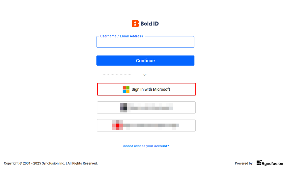 Sign In With Microsoft