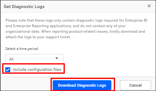 Download Diagnostic Logs