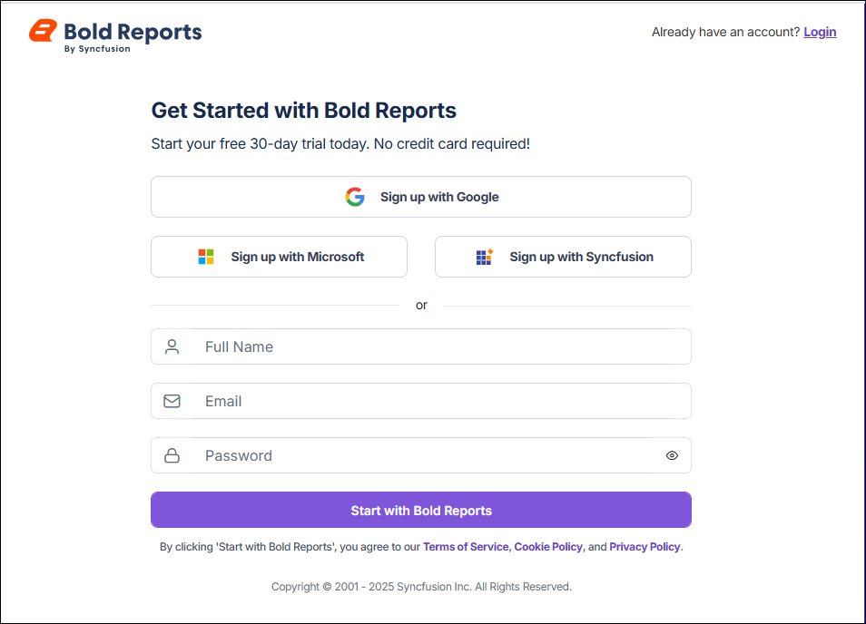 Signup Page