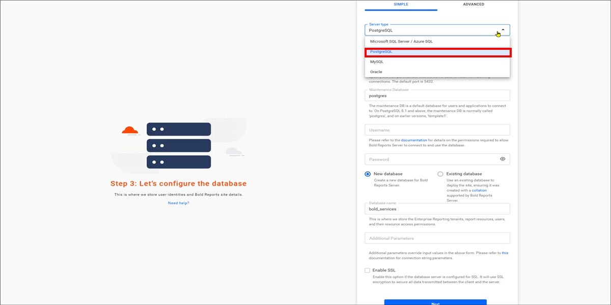 PostgreSQL Server
