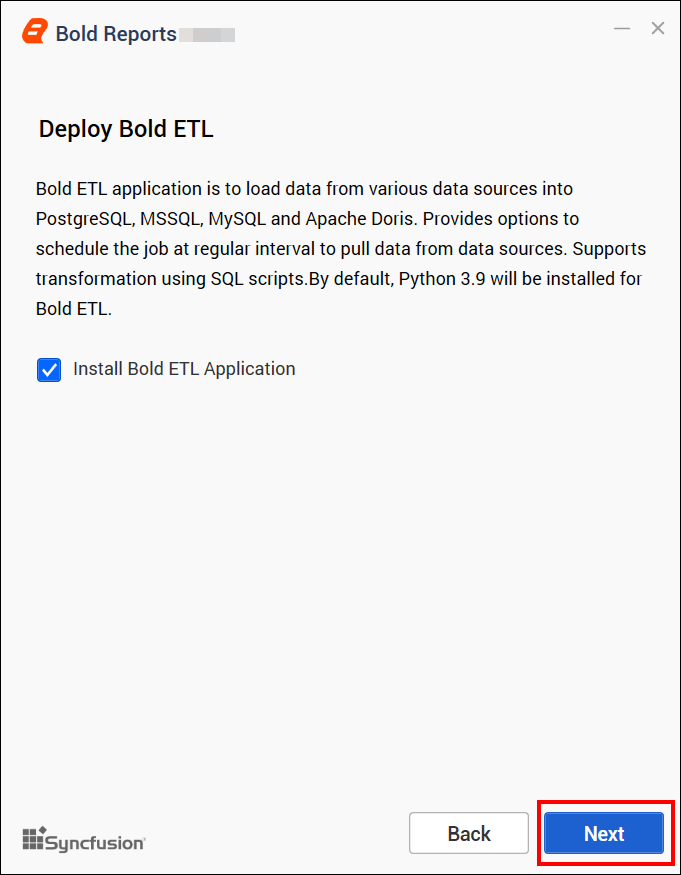 ETL Deployment