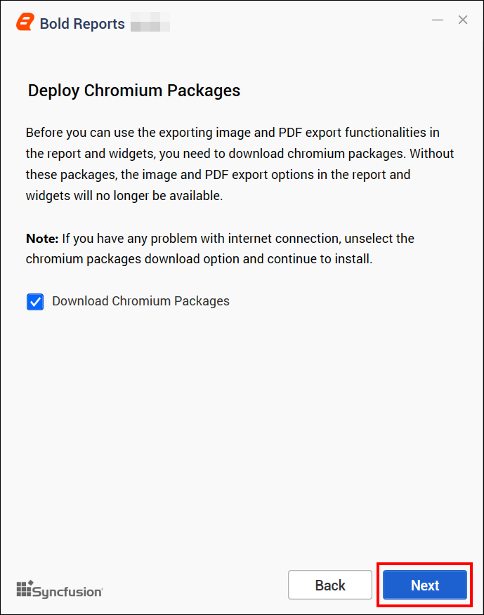 Installation chromium packages