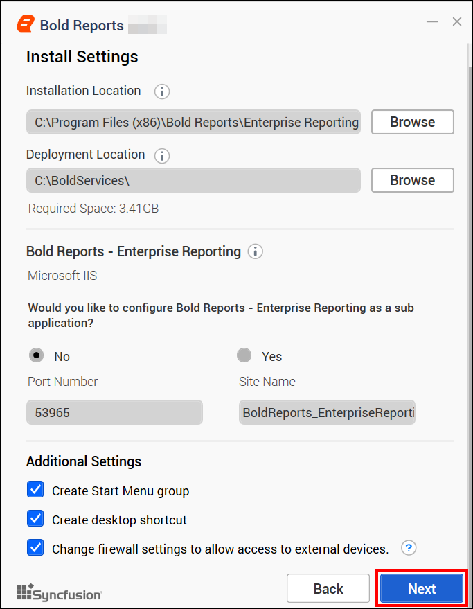 Installation IIS