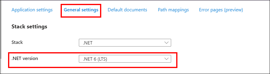 General Settings Option