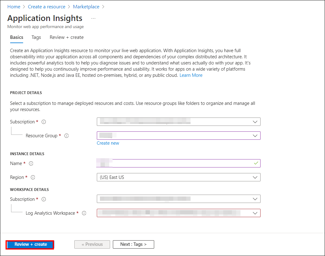 Application Insights 