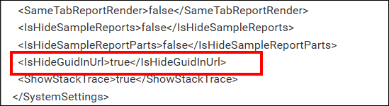 Remove GUID From URL