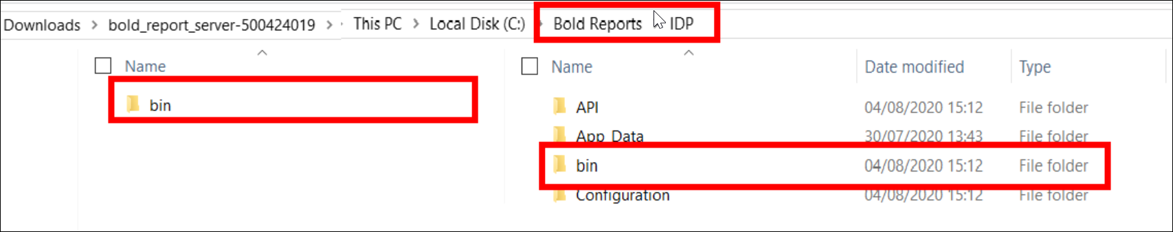 IDP Location