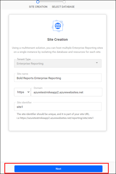 Create Site