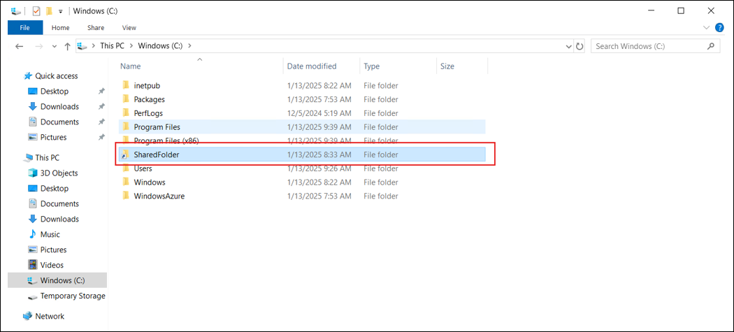find-shared-folder