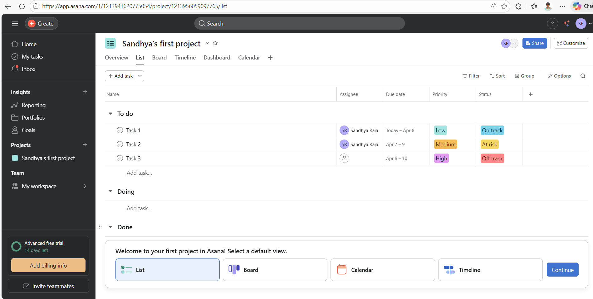 Asana - DataHub