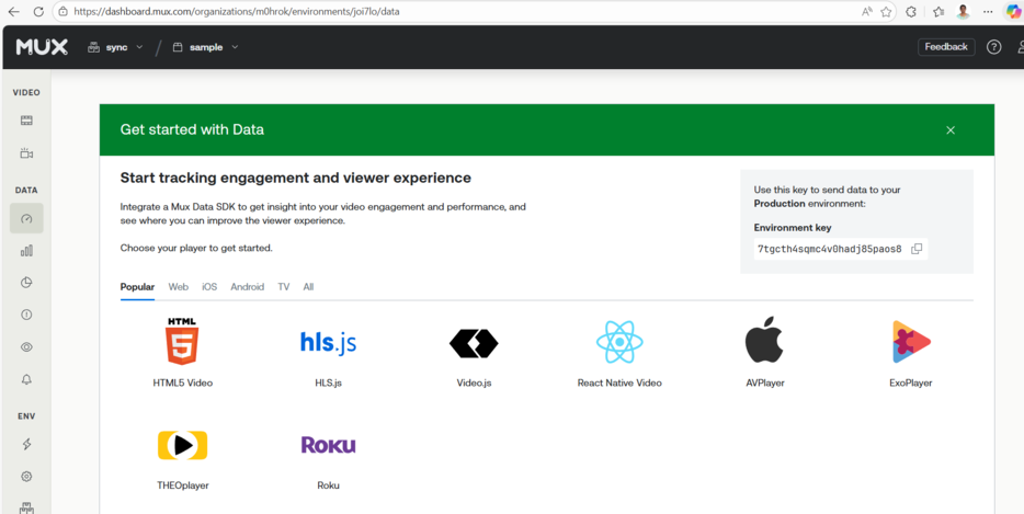 Mux Data Hub - Reports