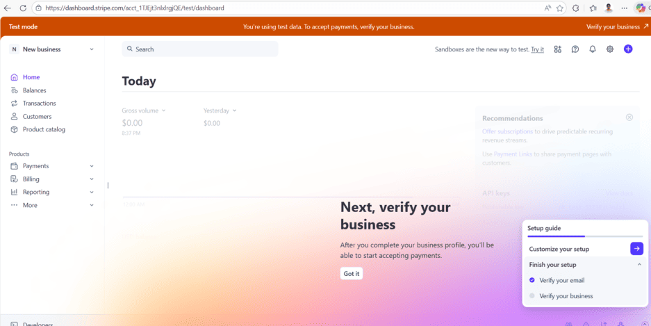 Stripe Data Hub - Reports