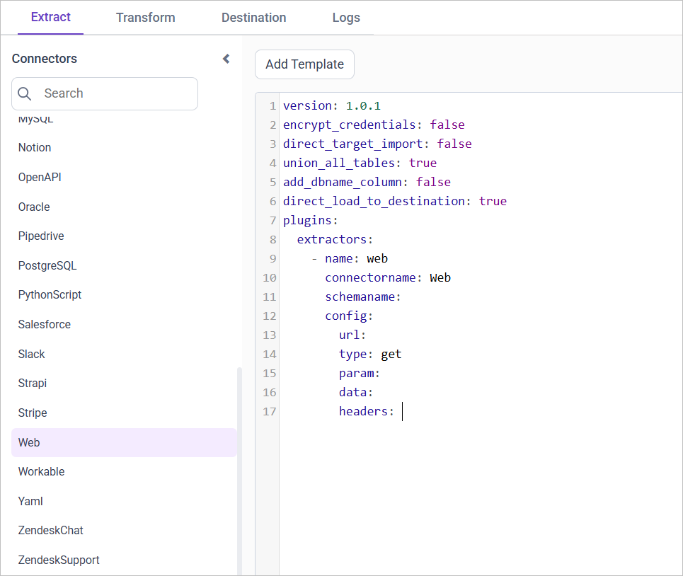 Web Data Hub - Reports