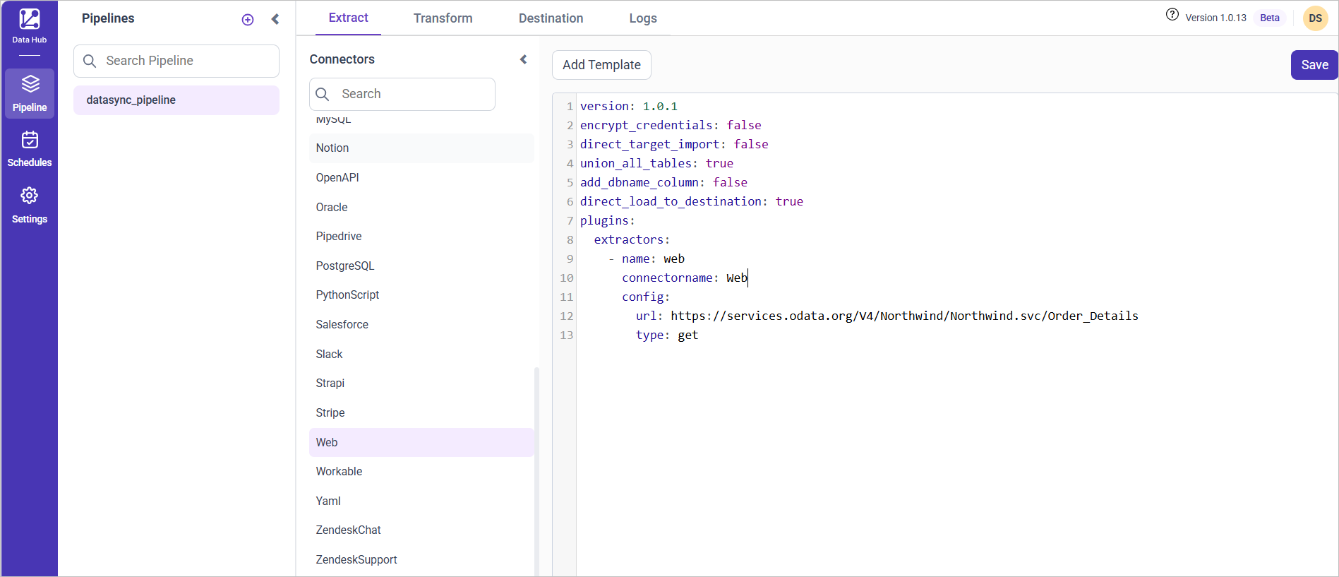 Web Data Hub - Reports