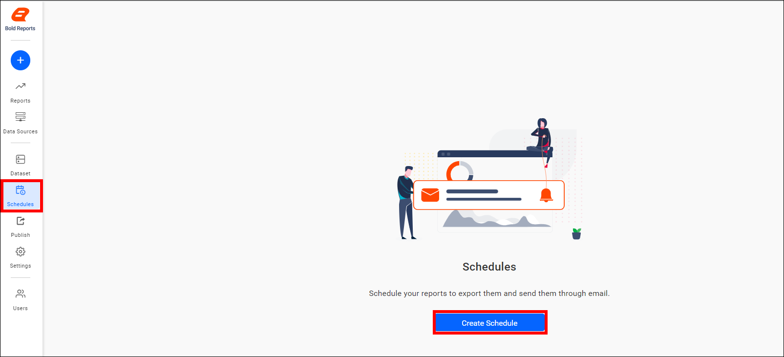 Create Schedule from schedule page