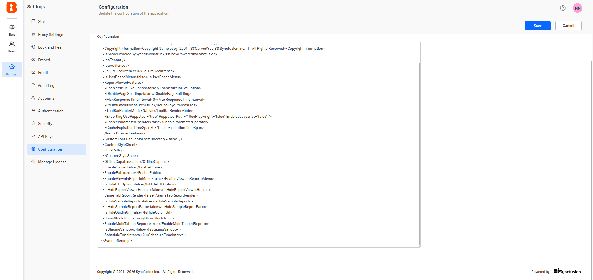 Schedule time interval configuration node