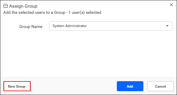 Assign To New Group