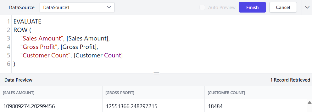 Query example
