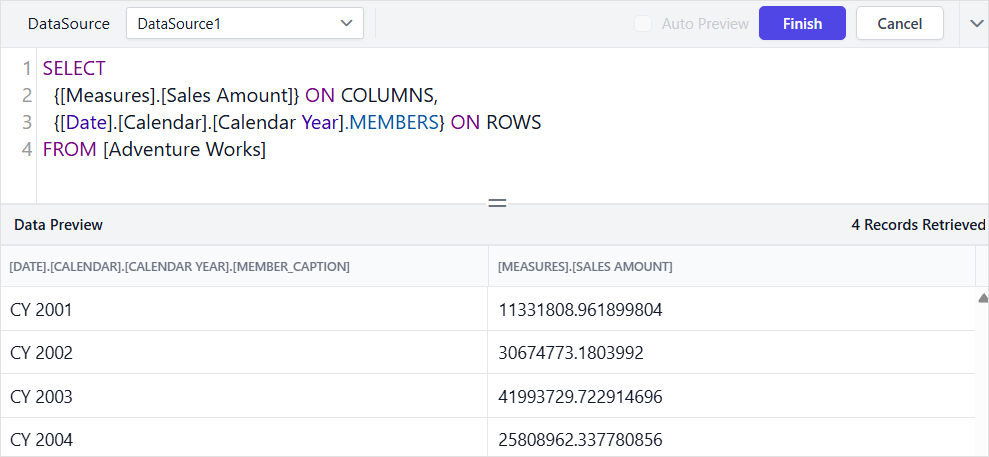 Query example