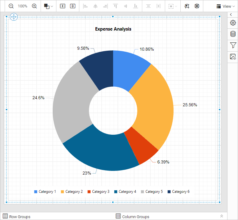 Doughnut Chart Report Designer Bold Reports